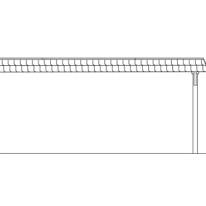 SkanHolz SKAN HOLZ Carport Wendland 630 X 879 Cm Mit Aluminiumdach, Rote Blende, Lasiert In Weiß 14